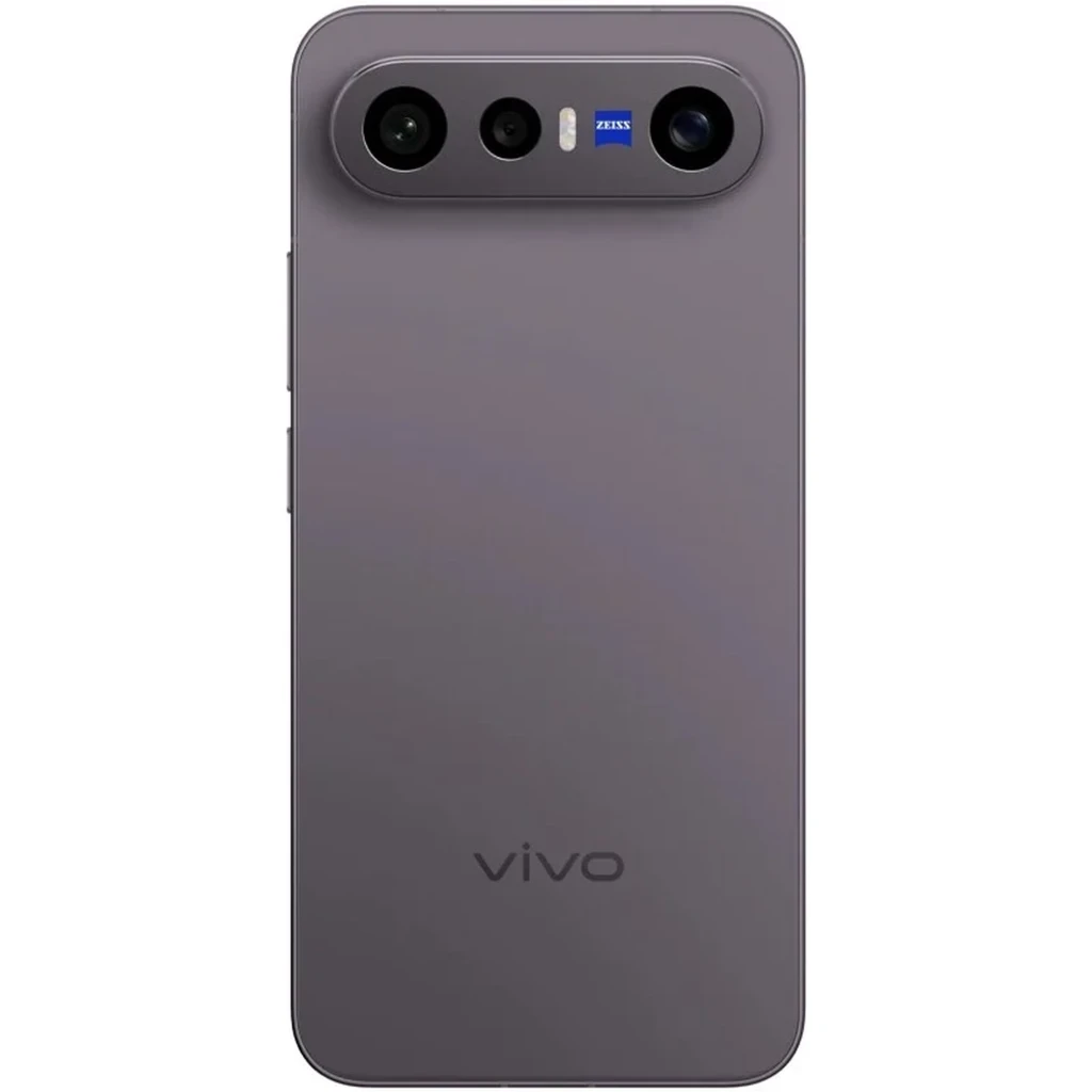 Vivo X300 FE 5G negro con pantalla completa perforada, triple cámara trasera con módulo ZEISS, acabado mate elegante, bordes curvos y logo vivo discreto - Ítem2
