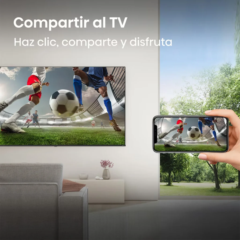 Hisense 32A4S Smart TV QLED 32 Full HD preta com bordas finas, suporte duplo, cores vibrantes, logotipos FIFA, Dolby Audio, Compartilhar TV e melhoria de cor - Item4