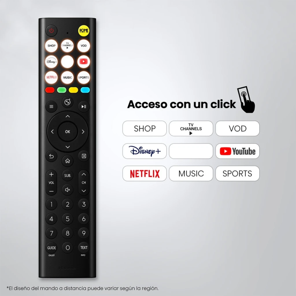 Hisense 32A4S Smart TV QLED 32 Full HD preta com bordas finas, suporte duplo, cores vibrantes, logotipos FIFA, Dolby Audio, Compartilhar TV e melhoria de cor - Item10