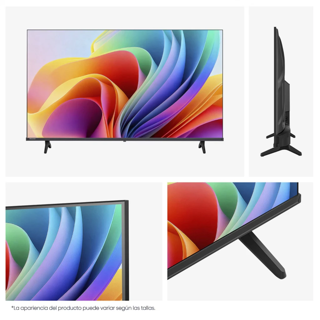 Hisense 32A4S Smart TV QLED 32 Full HD preta com bordas finas, suporte duplo, cores vibrantes, logotipos FIFA, Dolby Audio, Compartilhar TV e melhoria de cor - Item11