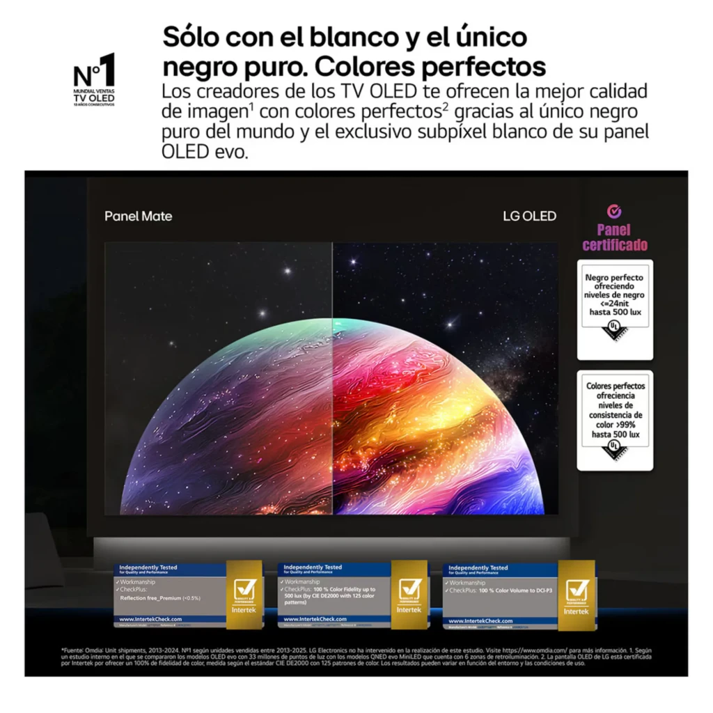 LG OLED48C66LB Smart TV OLED evo 48 4K com Alpha 11 AI, pretos puros, cores vivas, 33 milhões de pixels, design ultrafino, navegação fácil com controle - Item2
