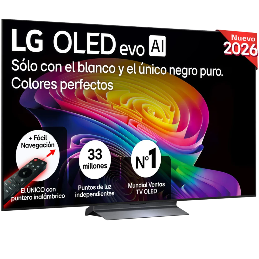 LG OLED55C66LB Smart TV OLED evo 55 4K Alpha 11 AI
