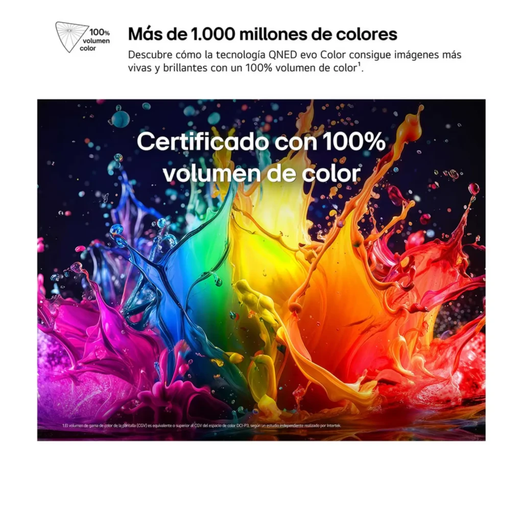 LG 43QNED70B6C Smart TV QNED MiniLED 43 4K α7 AI Gen9 preta com moldura fina, pés duplos, tela vibrante com +1 bilhão de cores e 2040 zonas de dimming - Item8