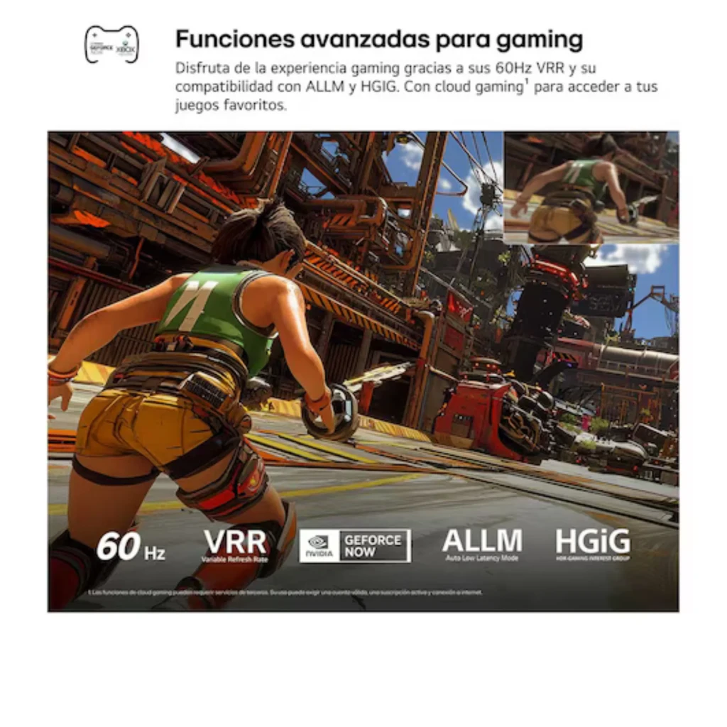 LG 43QNED70B6C Smart TV QNED MiniLED 43 4K α7 AI Gen9 preta com moldura fina, pés duplos, tela vibrante com +1 bilhão de cores e 2040 zonas de dimming - Item2