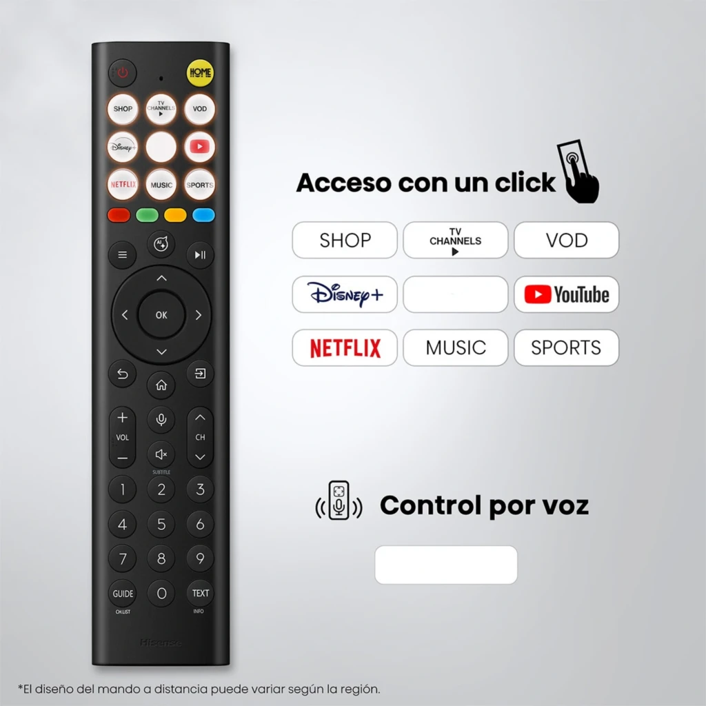 Hisense 50Q7S Smart TV QLED 50 4K con biseles delgados, pantalla brillante, logotipos Dolby Vision Atmos, escalador IA 4K y Smooth Motion IA en negro - Ítem3