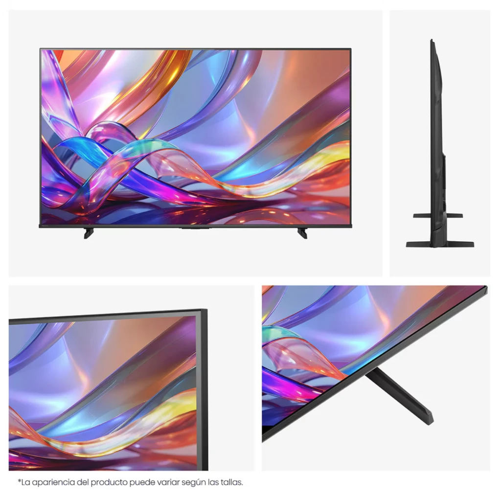 Hisense 50Q7S Smart TV QLED 50 4K con biseles delgados, pantalla brillante, logotipos Dolby Vision Atmos, escalador IA 4K y Smooth Motion IA en negro - Ítem2