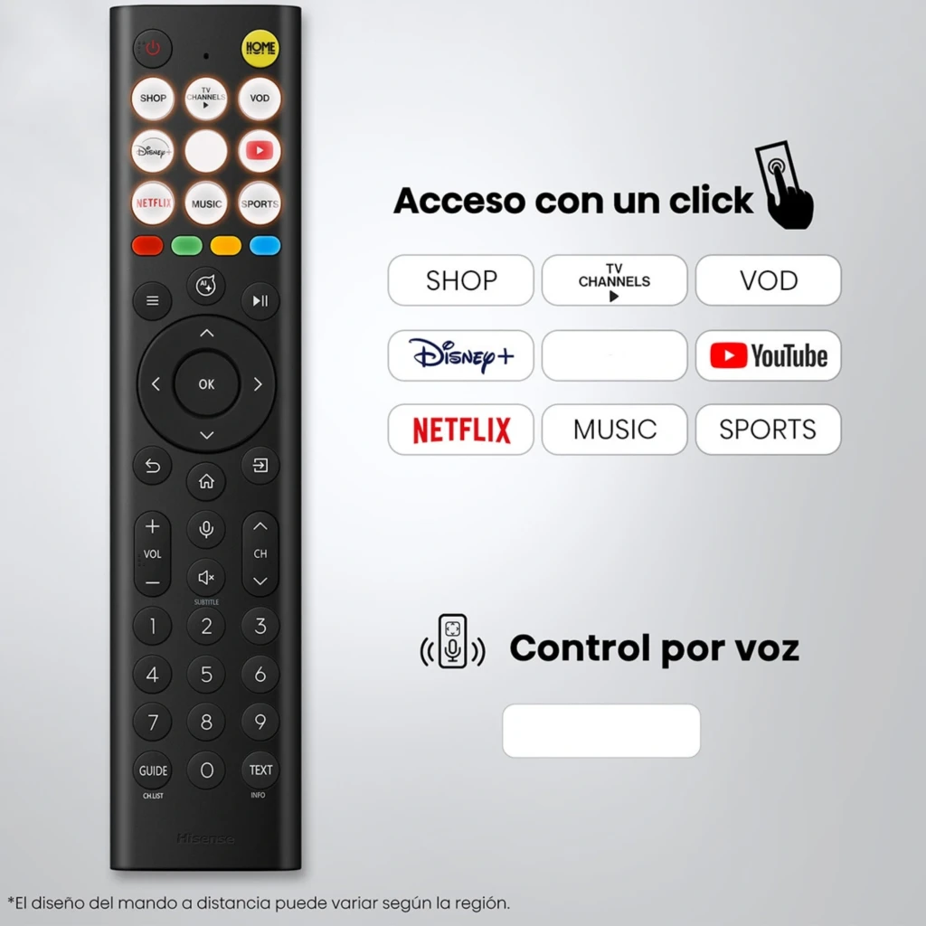Hisense 55E7S PRO Smart TV QLED 55 4K, bordas finas, tela ampla com cores vibrantes, suporte a 144Hz, Dolby Vision-Atmos, modos de jogo e imagens otimizadas por IA - Item4