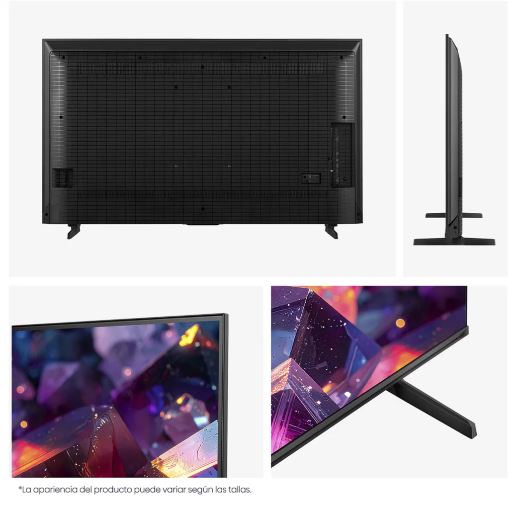Hisense 55E7S PRO Smart TV QLED 55 4K, bordas finas, tela ampla com cores vibrantes, suporte a 144Hz, Dolby Vision-Atmos, modos de jogo e imagens otimizadas por IA - Item6