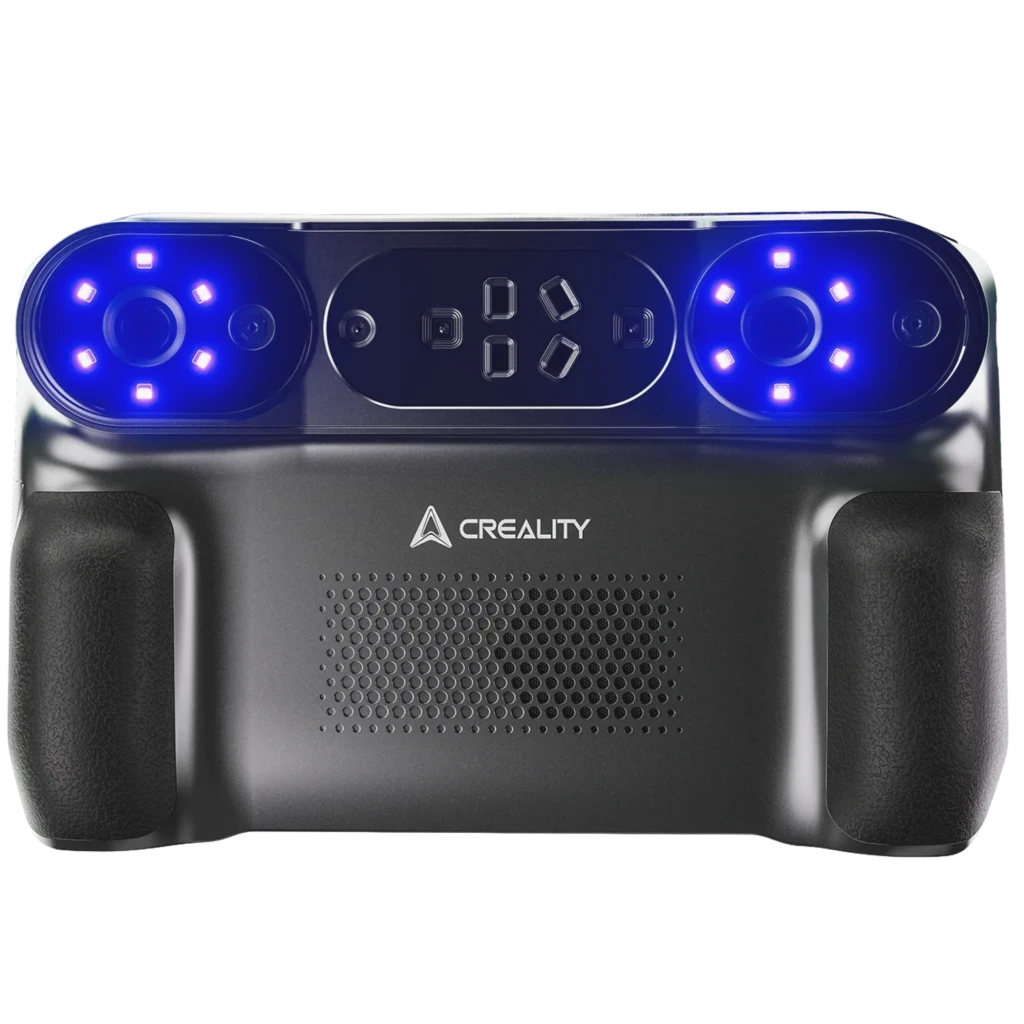Escáner 3D portátil Creality Sermoon P1 con pantalla táctil, cámaras duales y luces integradas; precisión 0,02 mm, 100 FPS y conectividad inalámbrica - Ítem1