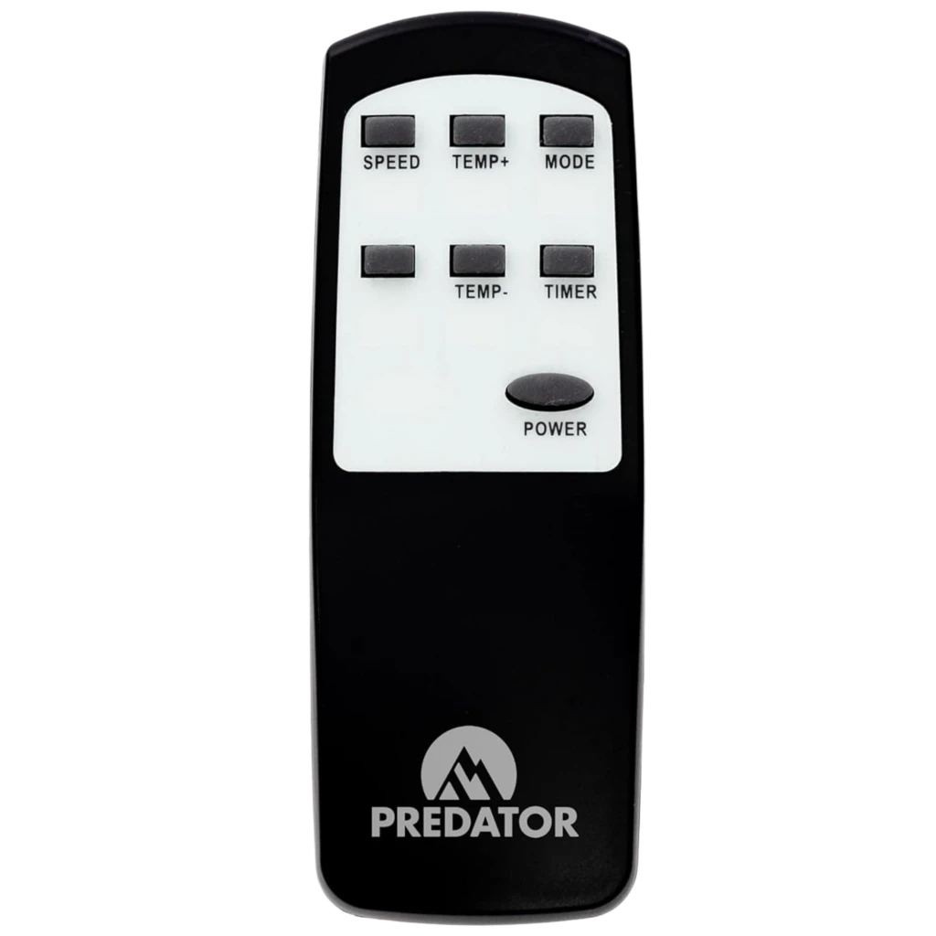 Glaziar Predator S30PLUS aire acondicionado portátil 9000 BTU en negro, panel frontal liso con rejilla de ventilación superior y ruedas para fácil movilidad - Ítem5