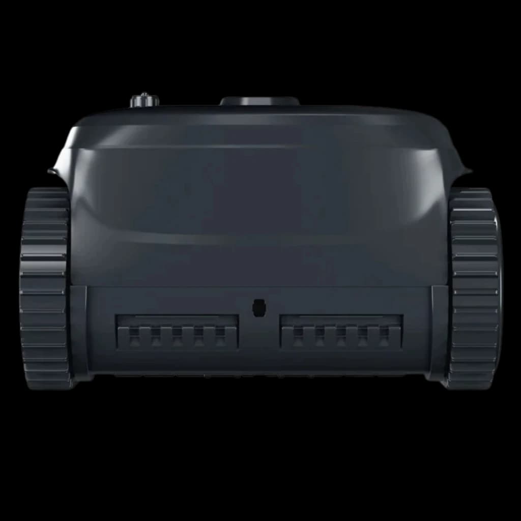 Wybot C2 Pro Vision Robot Limpiafondos Visión AI, cuerpo compacto gris oscuro con orugas laterales robustas y tomas frontales dobles para succión eficiente