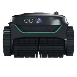 Wybot C2 Pro Vision Robot Limpiafondos Visión AI con cámara frontal, doble sensor, oruga de agarre y cepillos anchos para limpieza de piscina eficiente