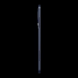 TCL TAB A1 Plus 12.2 perfil lateral en color azul oscuro, cuerpo delgado con módulo de cámara trasera sobresaliente y rejillas de altavoz alineadas