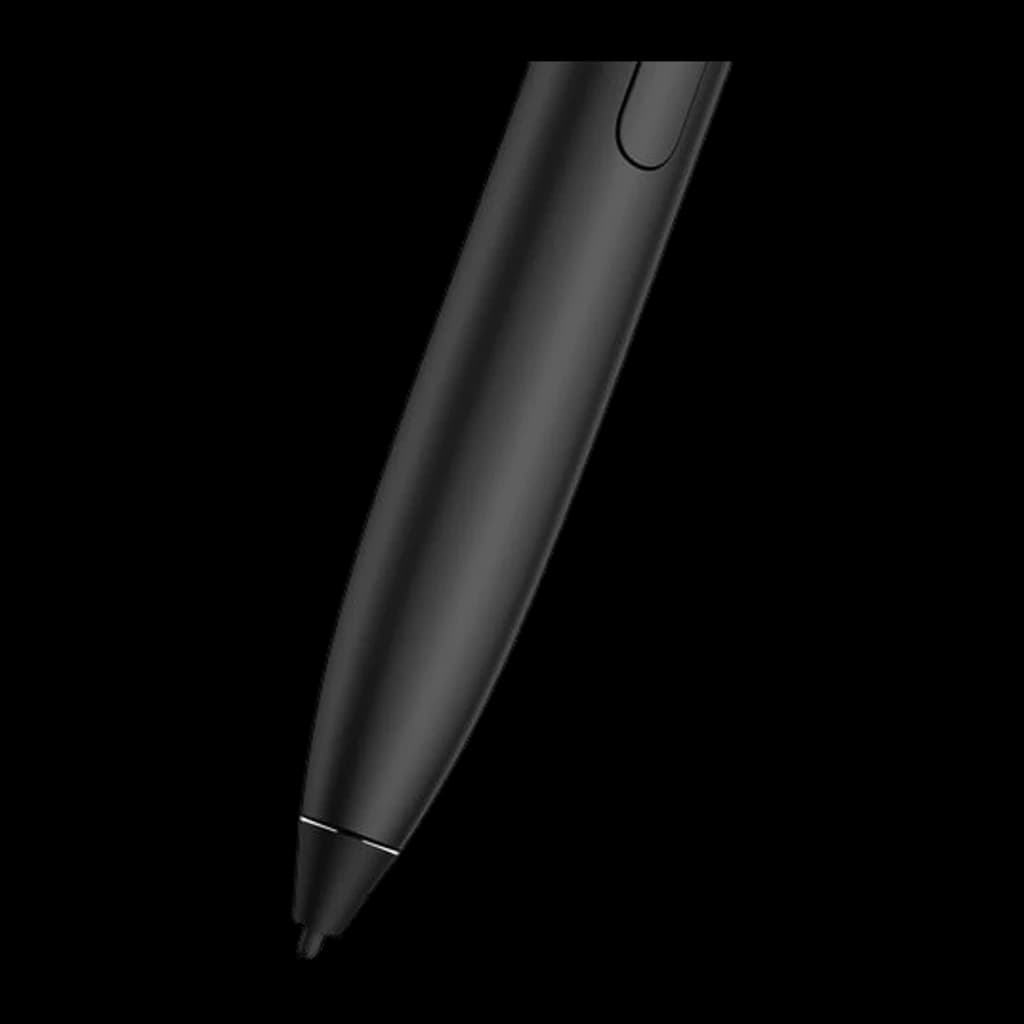 T-pen 2 negro mate con punta fina y botón lateral, diseño ergonómico para escritura y dibujo preciso en TCL Tab A1 Plus