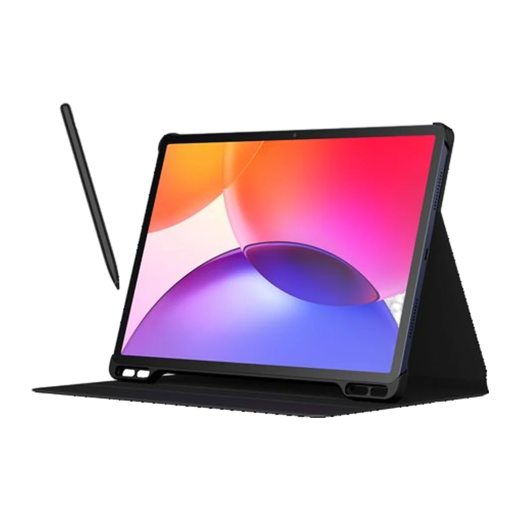 Tablet TCL Tab A1 Plus com capa e T‑pen 2, tela LCD IPS 12,2 pol 120 Hz, bordas finas e corpo preto elegante, ideal para produtividade e multimídia - Item2