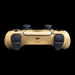 Mando Sony DualSense 007 First Light Edición Limitada Negro/Dorado Inalámbrico, vista trasera: cuerpo dorado con logo Sony