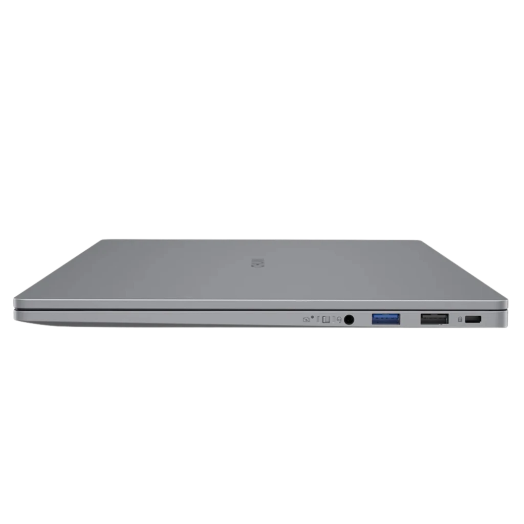 Chuwi CoreBook Air 14 pol em alumínio cinza, tela fina com bordas estreitas, teclado retroiluminado e touchpad amplo; design moderno e minimalista - Item7