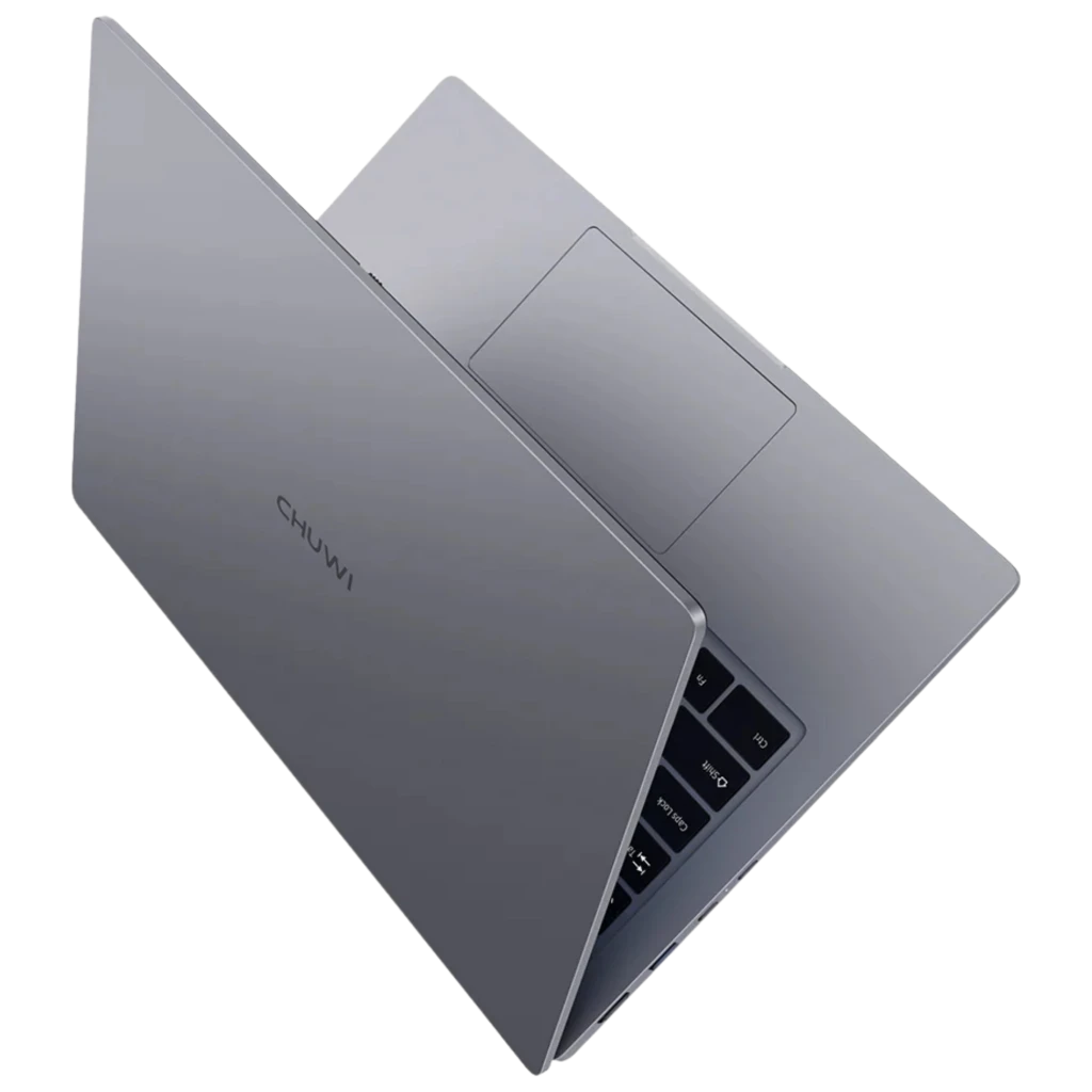Chuwi CoreBook Air 14 pol em alumínio cinza, tela fina com bordas estreitas, teclado retroiluminado e touchpad amplo; design moderno e minimalista - Item6