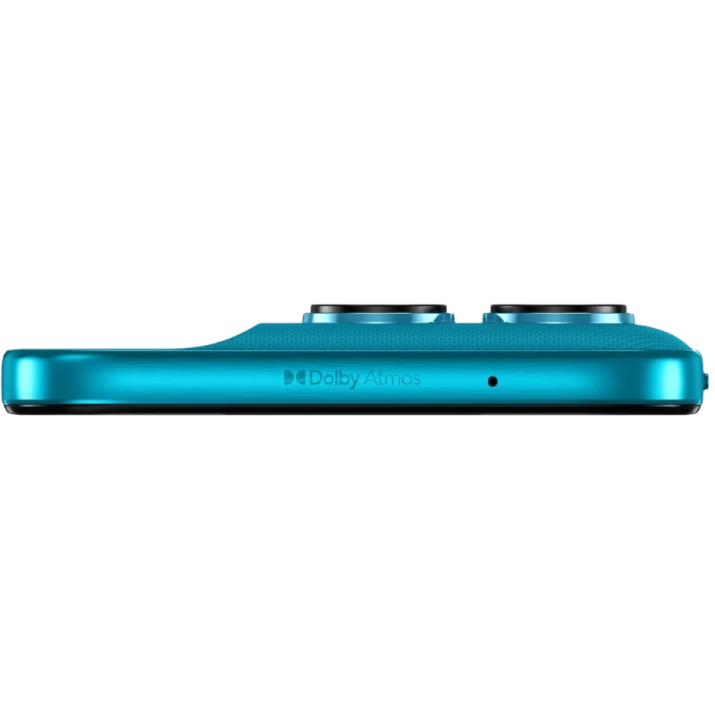 Motorola Moto G87 5G Blue Atoll con pantalla perforada, triple cámara trasera destacada y módulo grande; texto 200 MP en la pantalla, diseño azul mate - Ítem7