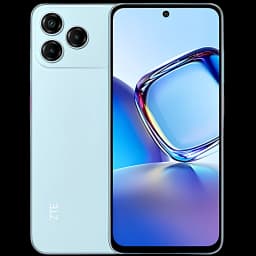 ZTE Blade V80 Vita 4G 256 GB Cyan 4GB 120Hz con pantalla perforada y biseles delgados, triple cámara trasera en módulo circular y acabado cyan mate elegante