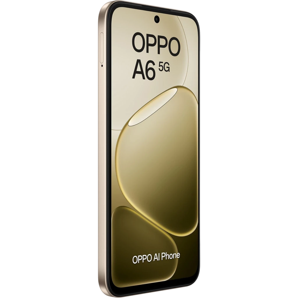 Smartphone OPPO A6 5G noir avec grand écran bord à bord, double module photo arrière proéminent, 256 Go de stockage, 6 Go de RAM, batterie 6550 mAh - Ítem3