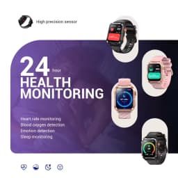 Blackview W10 Pro Smartwatch rosa com caixa retangular, tela colorida, pulseira silicone, mostradores de saúde: batimentos, SpO2, sono; IP68, até 11 dias