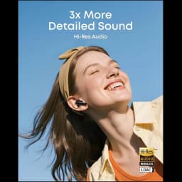 Soundcore P31i Sem fios Bluetooth ANC 52 dB Preto. Fone intra-auricular preto compacto, acabamento liso, encaixe confortável e discreto, foco em áudio Hi-Res