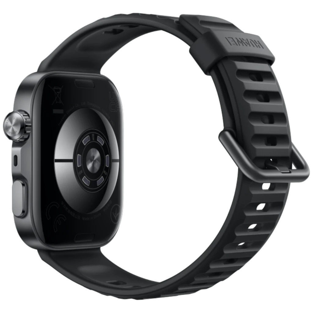 Huawei Watch Fit 5 Pro negro con pantalla AMOLED 1,92 pulgadas, caja metálica, corona lateral y correa de silicona con hebilla; diseño deportivo y resistente - Ítem2