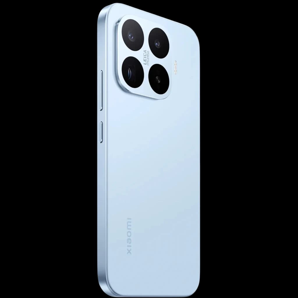 Xiaomi 17T 5G azul con módulo de cámara cuádruple Leica en esquina, bordes planos, acabado mate y botones laterales; 512 GB y 12 GB RAM
