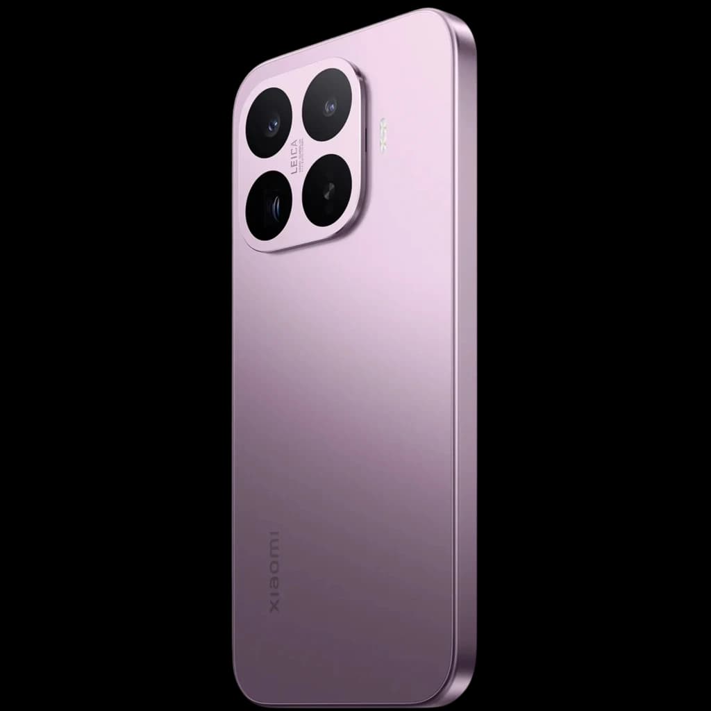 Xiaomi 17T 5G violeta con acabado mate, módulo trasero cuadrado con cuatro cámaras grandes y bordes planos; diseño elegante y moderno