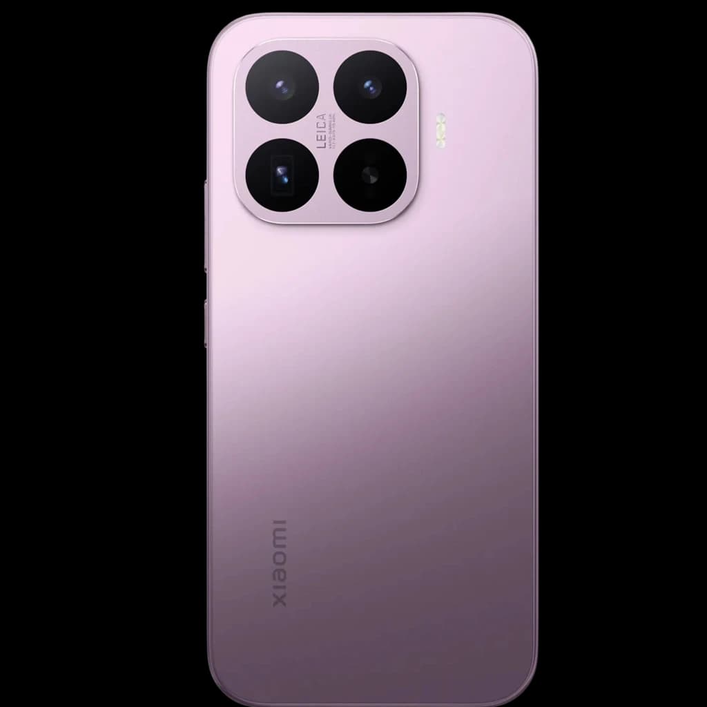 Xiaomi 17T 5G violeta con acabado mate, módulo cuadrado Leica con triple cámara y flash, logotipo lateral y bordes rectos elegantes
