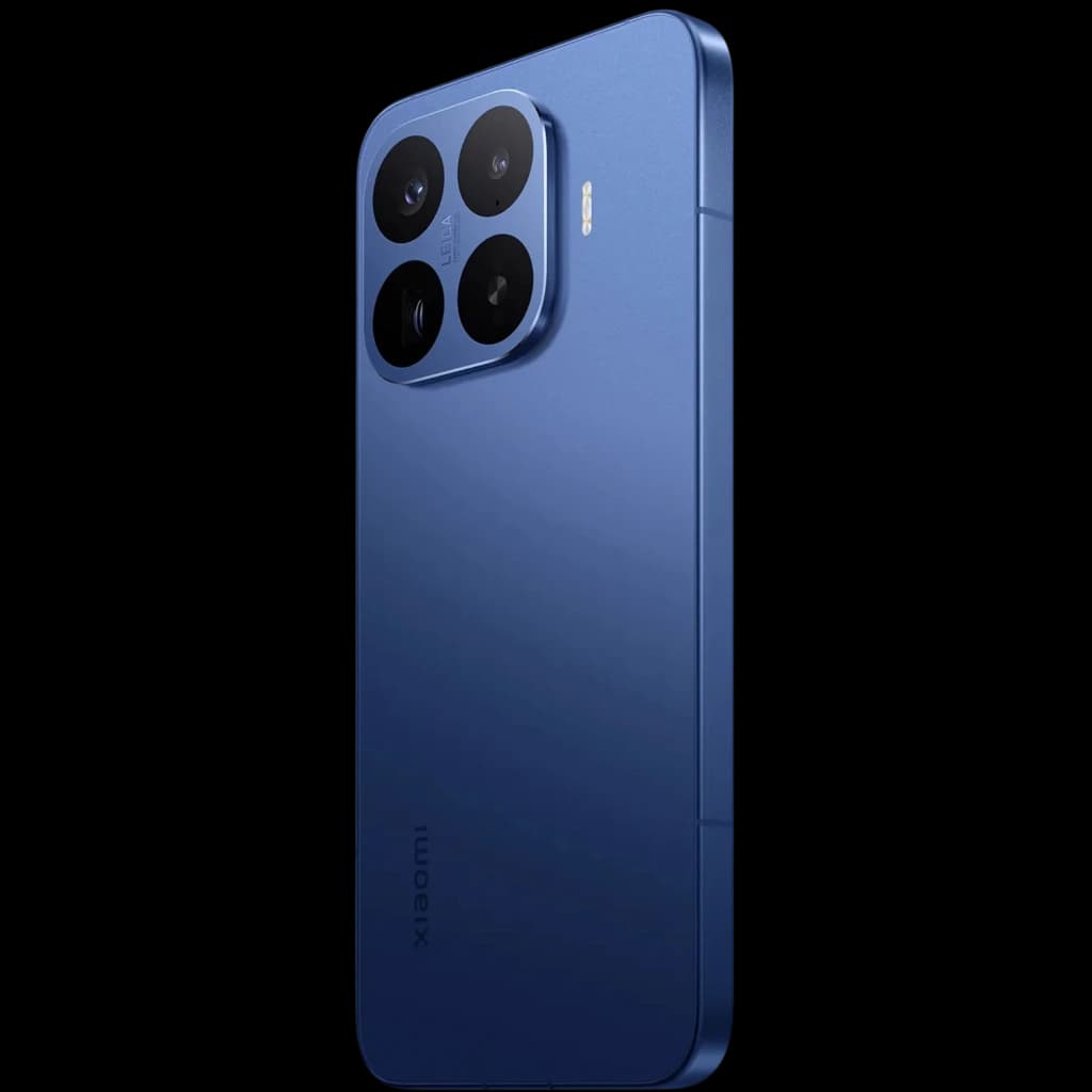 Xiaomi 17T Pro 5G azul con módulo de triple cámara grande, bordes planos y acabado mate elegante; diseño delgado y moderno en 512 GB y 12 GB RAM