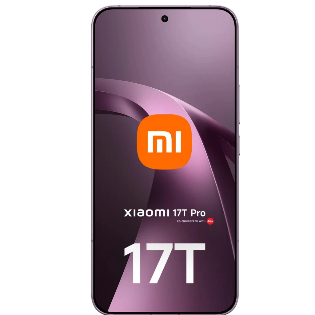 Xiaomi 17T Pro 5G violeta con pantalla completa, módulo de cuatro cámaras traseras, flash LED, 256 GB y 12 GB RAM, diseño premium IP68 - Ítem1