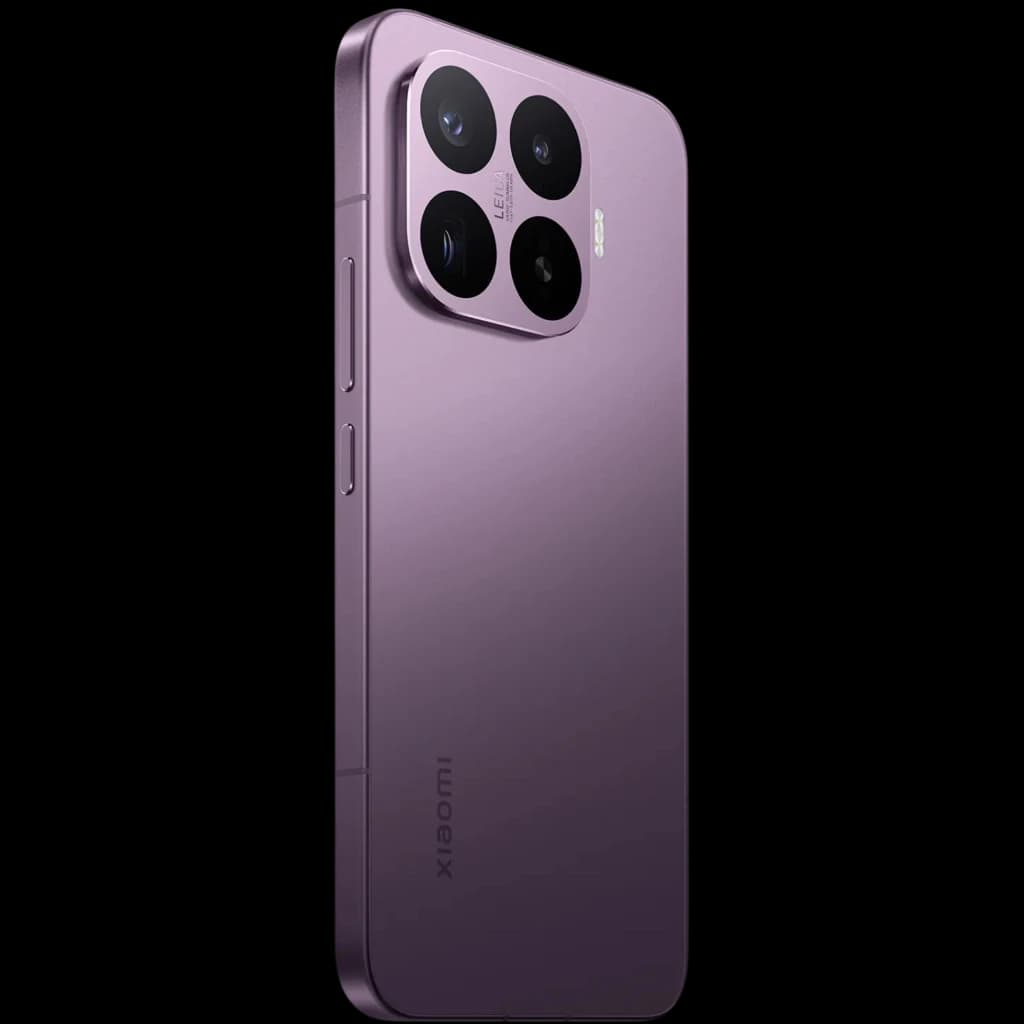 Xiaomi 17T Pro 5G violeta con acabado mate, módulo trasero Leica con triple cámara y flash, bordes planos y botones laterales; 512 GB y 12 GB RAM