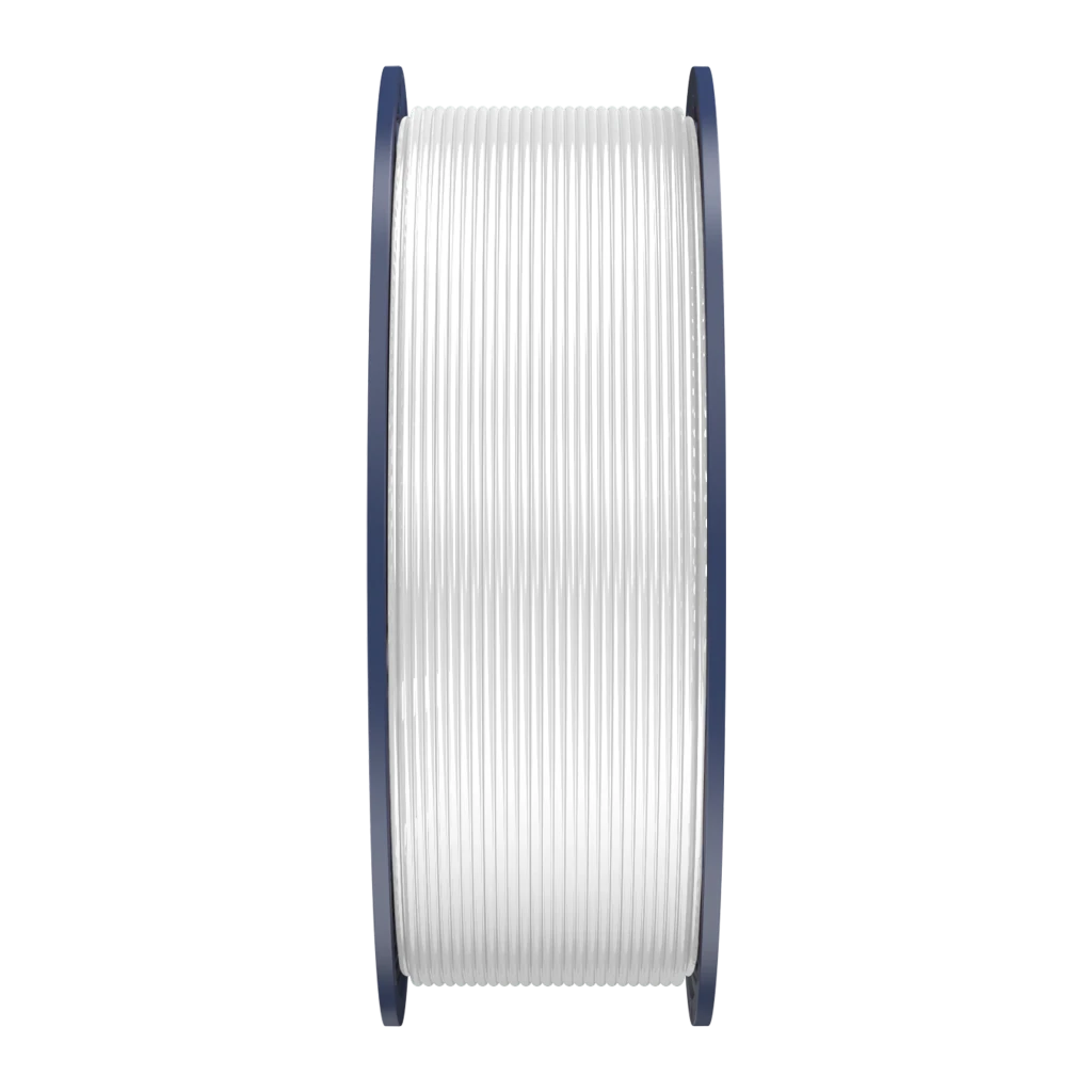 Carretel de filamento PETG branco Sunlu 1,75 mm, 1 kg, tolerância ±0,02 mm; bobina cinza com laterais perfuradas e enrolamento uniforme - Item2