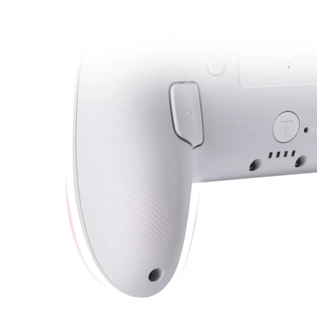 Controlador sem fios FUNLAB Firefly Pro - Edição Cat Paw RGB em rosa pastel, botões brancos, pegadas de gato, ergonomia suave e iluminação RGB discreta - Item4