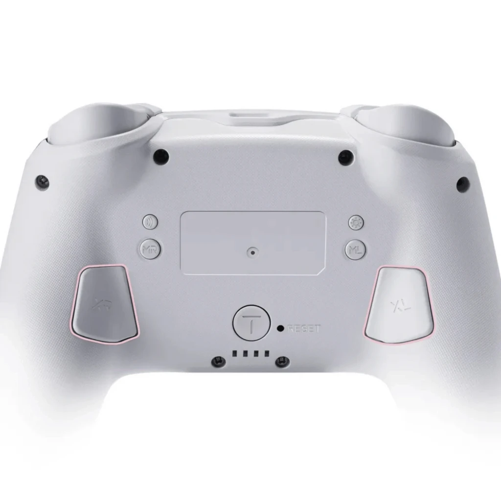 Controlador sem fios FUNLAB Firefly Pro - Edição Cat Paw RGB em rosa pastel, botões brancos, pegadas de gato, ergonomia suave e iluminação RGB discreta - Item5