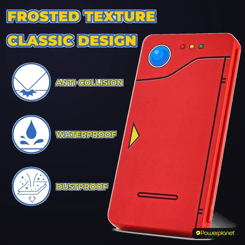 Estuche Funlab Switch Game Storage 24 Card Slots rojo, compacto y rígido, diseño tipo Pokédex con detalles impresos, cierre seguro y capacidad para 24 - Ítem3