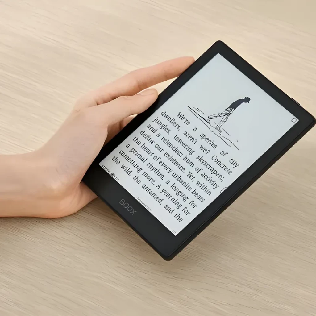 ONYX BOOX Go 6 Gen II eReader de 6 pulgadas, pantalla E Ink Carta 1300 en tonos grises, marco negro delgado, botones táctiles en pantalla y diseño compacto - Ítem6