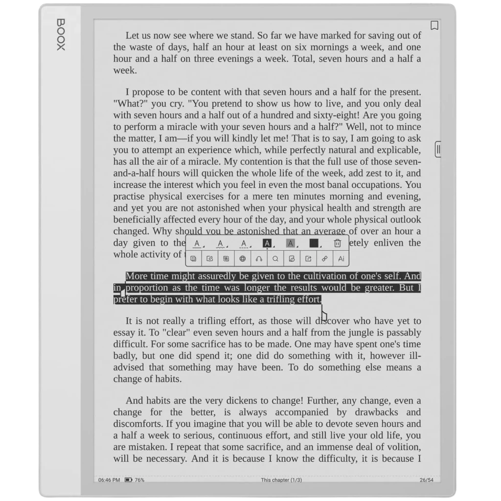 ONYX BOOX Note Max eReader 13,3 pulgadas E Ink Carta 1300 128 GB con stylus; pantalla grande monocroma, interfaz de apps y notas, bisel blanco minimalista - Ítem5
