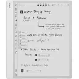 ONYX BOOX Note Max eReader 13,3 pulgadas con pantalla E Ink Carta 1300, bisel blanco, stylus compatible y UI de notas manuscritas en blanco y negro