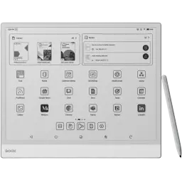 ONYX BOOX Note Max eReader 13,3 pulgadas E Ink Carta 1300 128 GB con stylus; pantalla grande monocroma, interfaz de apps y notas, bisel blanco minimalista