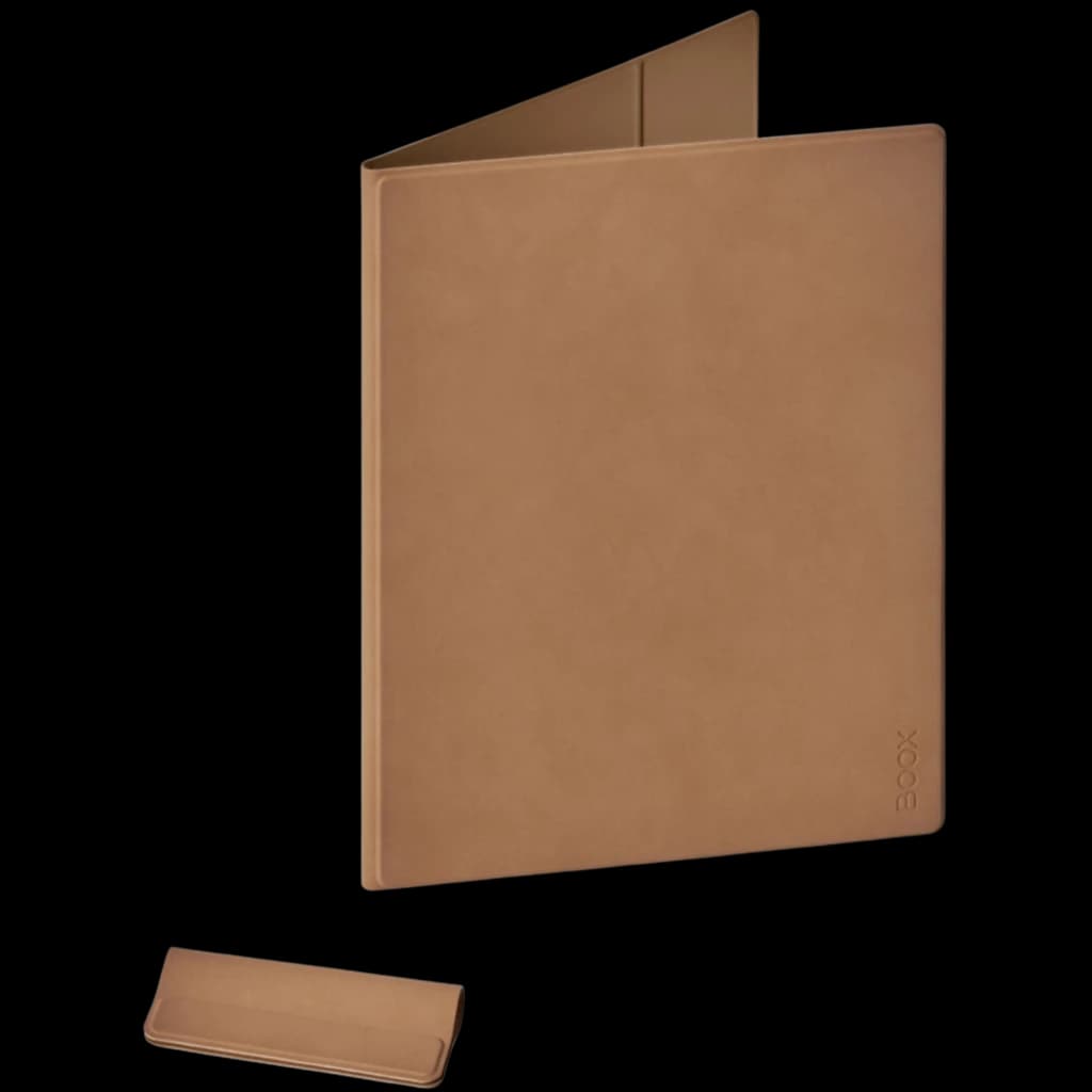 BOOX Funda Magnética para Go 10.3 Gen II Moca, cubierta tipo libro en color marrón moca, cierre imantado y soporte para lápiz, diseño fino y elegante
