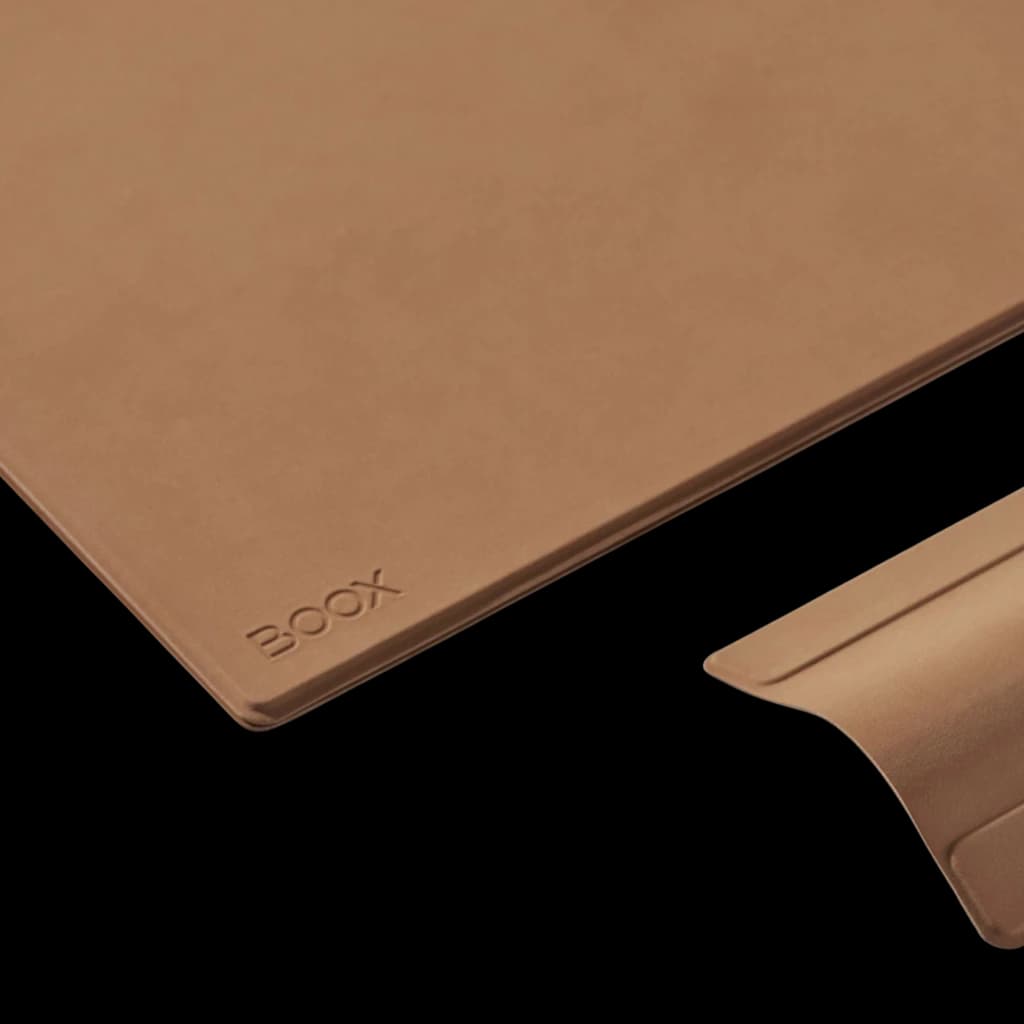 BOOX Funda Magnética para Go 10.3 Gen II Moca en color marrón moca, acabado suave, bordes redondeados y cierre magnético para protección elegante