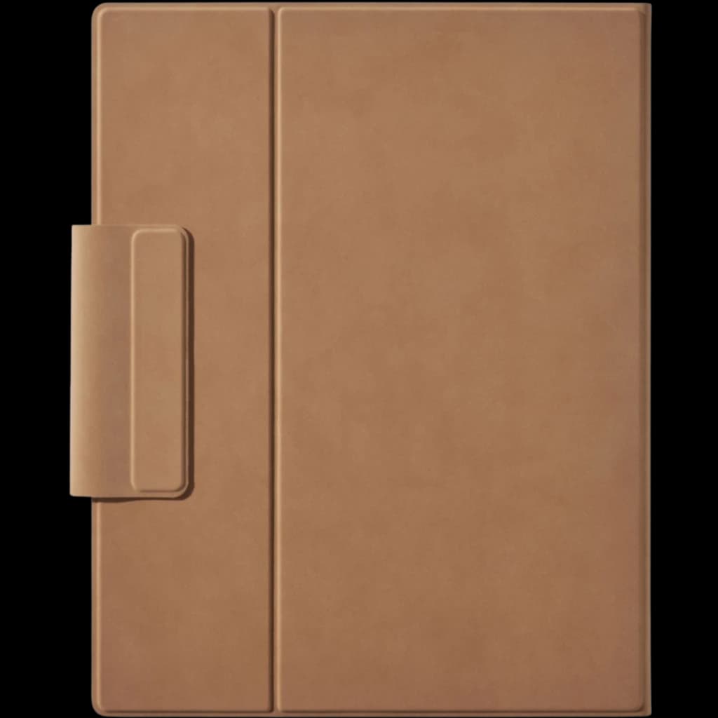 BOOX Funda Magnética para Go 10.3 Gen II Moca en cuero sintético marrón, cierre magnético y soporte para lápiz, diseño delgado tipo libro elegante y