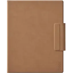 BOOX Funda Magnética para Go 10.3 Gen II Moca, diseño delgado en tono marrón, acabado tipo cuero, cierre magnético y soporte lateral para lápiz