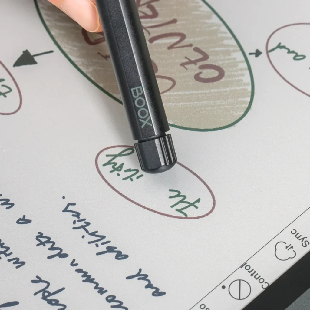 ONYX BOOX Pen2 Pro Stylus para tablets BOOX ePaper, lápiz negro de aluminio con clip superior, botón lateral y punta fina precisa para escritura y dibujo - Ítem5