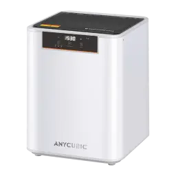 Máquina de lavado y curado Anycubic Wash & Cure 3 Max, vista frontal: cuerpo blanco compacto con panel táctil digital