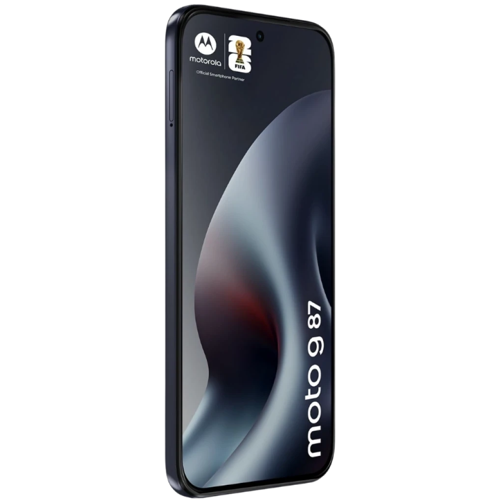 Motorola Moto G87 5G Overture con pantalla perforada, triple cámara trasera destacada y módulo grande; texto 200 MP en la pantalla, diseño azul mate - Ítem2