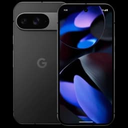 Google Pixel 9 5G 128GB Obsidiana renovado, estado excelente; pantalla OLED con bordes finos, cámara dual trasera horizontal y acabado negro mate elegante
